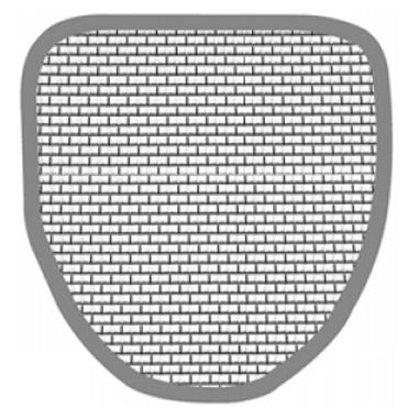 Click here to see Duravit 50421000 Duravit 0050421000 Stainless Steel Urinal Screen in Polished Chrome