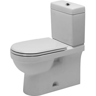 Click here to see Duravit 112012062 Duravit 0112012062 Happy D.2 Single Flush Two-Piece Floor Mounted Elongated Toilet in White Finish - HygieneGlaze