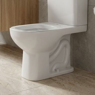 Click here to see  0117010062 Duravit D-Code Elongated Toilet Bowl Only, Less Seat, White - 0117010062 