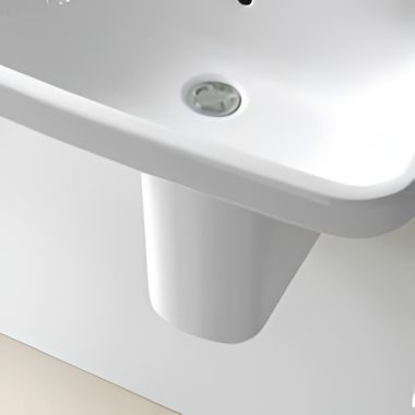 Click here to see  0858300000 Duravit DuraStyle Siphon Cover for Bathroom Sinks, White - 0858300000