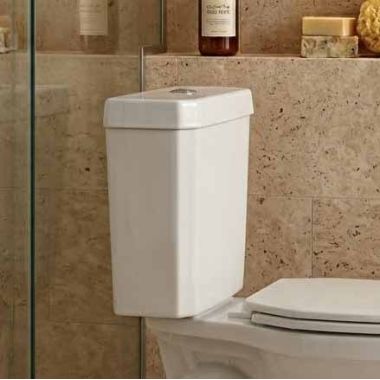 Click here to see Duravit 0872300005 Duravit 1930 Series 1.28 GPF Single Flush Toilet Tank, Bottom Left Supply, White - 0872300005 