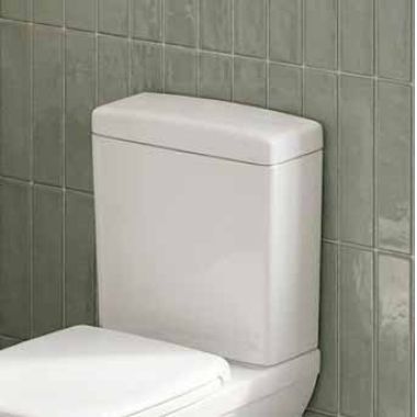 Click here to see  0927200002 Duravit D-Code 1.28 GPF Single-Flush Toilet Tank, Side Lever, White - 0927200002 