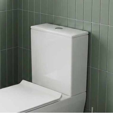 Click here to see  0935200085 Duravit DuraStyle 1.28 GPF Toilet Tank with Single Flush Piston Valve, Top Flush, White - 0935200085 