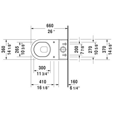 Click here to see Duravit 1280900921 Duravit 01280900921 Starck 3 Dual Flush Two-Piece Floor Mounted Close Coupled Elongated Toilet - White