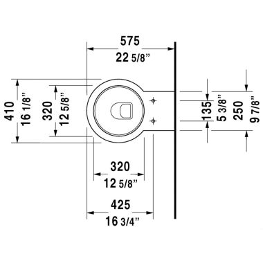 Click here to see Duravit 2100900921 Duravit 02100900921 Starck 1 Dual Flush One-Piece Wall Mounted Round Toilet - White