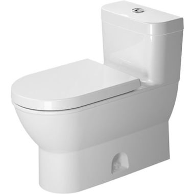 Click here to see Duravit 2123012005 Duravit 2123012005 Darling New Single Flush One-Piece Back-to-Wall Floor Mounted Elongated Toilet - White