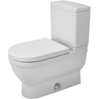 Click here to see Duravit 2125012000 Duravit 2125012000 Starck 3 Single Flush Two-Piece Floor Mounted Elongated Toilet - White