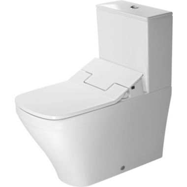 Click here to see Duravit 2156592092 Duravit 2156592092 DuraStyle Dual Flush Two-Piece Floor Mounted Close Coupled Elongated Toilet with SensoWash - White