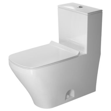 Click here to see Duravit 2157012085 Duravit 2157012085 DuraStyle Single Flush/Dual Flush One-Piece Floor Mounted Close Coupled Elongated Toilet - White