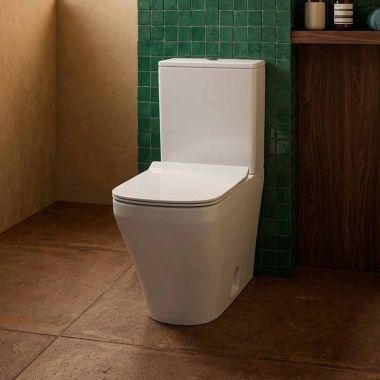 Click here to see Duravit 2168010000 DURAVIT P3 Comforts 1.32 GPF Elongated Toilet Bowl Only, White - 2168010000