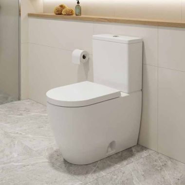 Click here to see  2171010000 DURAVIT ME by Starck Two-Piece Floor Mounted Elongated Toilet Bowl Only, Less Seat, White - 2171010000