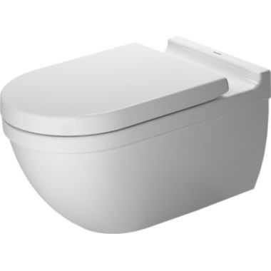Click here to see Duravit 2226092092 Duravit 2226092092 Starck 3 Dual Flush One-Piece Wall Mounted Elongated Toilet - White