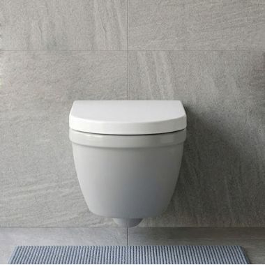 Click here to see  2227090092 DURAVIT Starck 3 Dual Flush One-Piece Wall Mounted Compact White Elongated Toilet - 2227090092