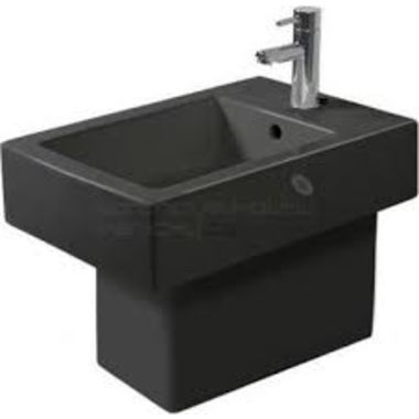 Click here to see Duravit 2240100800 Duravit 2240100800 Vero Single/Triple Hole Floor Standing Bidet with Overflow - Black
