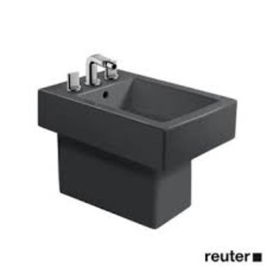 Click here to see Duravit 2240100830 Duravit 2240100830 Vero Single/Triple Hole Floor Standing Bidet with Overflow - Black