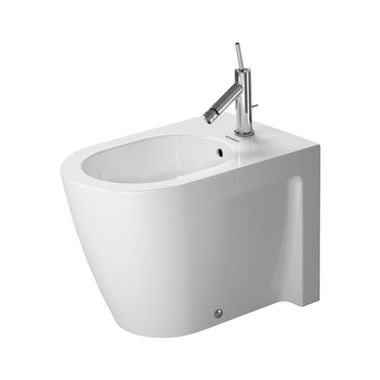 Click here to see Duravit 2255100000 Duravit 2255100000 Starck 2 Single Hole Floor Standing Bidet in White Finish 