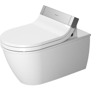 Click here to see Duravit 2544592092 Duravit ME by Starck 22in Dual Flush One-Piece Floor Mounted Rimless Elongated Toilet, With Hygiene Glaze Technology, White - 2544592092