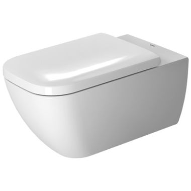 Click here to see Duravit 2550092092 Duravit 2550092092 Happy D.2 Dual Flush One-Piece Wall Mounted Rimless Elongated Toilet - White