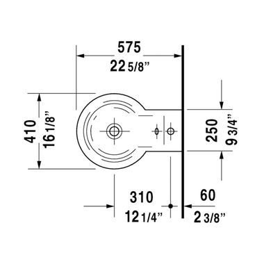 Click here to see Duravit 2741500001 Duravit 02741500001 Starck 1 Single Hole Wall Mount Bidet in White Finish 