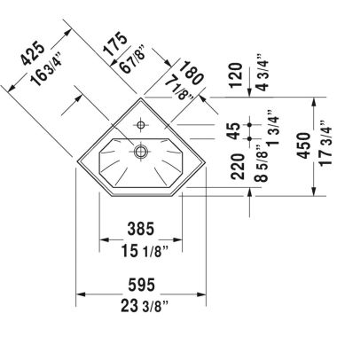 Click here to see Duravit 7934200001 Duravit 07934200001 1930 Series 23 3/8