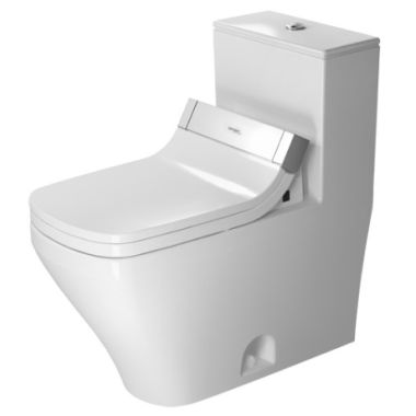 Click here to see Duravit 21575100051 Duravit 21575100051 DuraStyle Single Flush/Dual Flush One-Piece Floor Mounted Elongated Toilet - White