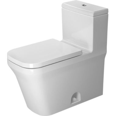 Click here to see Duravit 2175010085 Duravit 2175010085 P3 Comforts Single Flush/Dual Flush One-Piece Floor Mounted Rimless Elongated Toilet - White