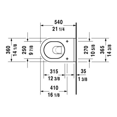 Click here to see Duravit 22250900921 Duravit 22250900921 Starck 3 21 1/4