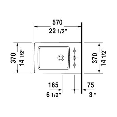 Click here to see Duravit 22401008001 Duravit 22401008001 Vero Single/Triple Hole Floor Standing Bidet with Overflow - Black