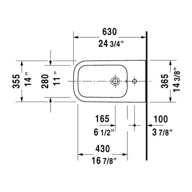 Click here to see Duravit 22591000001 Duravit 22591000001 Happy D.2 Single Hole Floor Standing Bidet in White Finish 