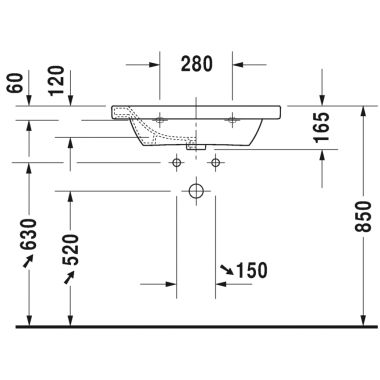 Click here to see Duravit 23206500301 Duravit 23206500301 DuraStyle 25 5/8