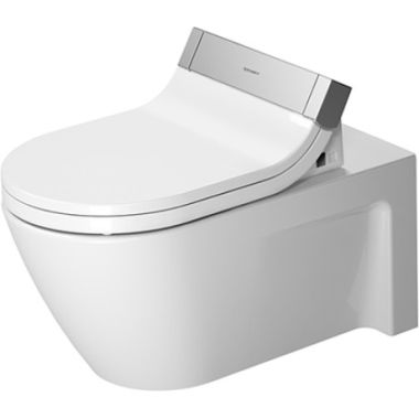 Click here to see Duravit 25335900921 Duravit 25335900921 Starck 2 Dual Flush One-Piece Wall Mounted Elongated Toilet - White