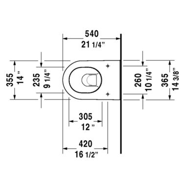 Click here to see Duravit 2545090092 Duravit 2545090092 Darling New 21 1/4