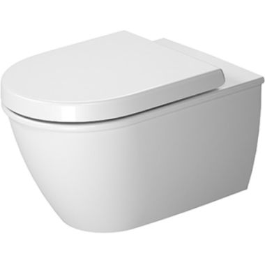 Click here to see Duravit 25630900921 Duravit 25630900921 Darling New Dual Flush One-Piece Wall Mounted Rimless Elongated Toilet - White