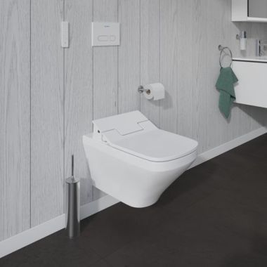 Click here to see  611200001001300 DURAVIT SensoWash Slim Elongated Bidet Toilet Seat and Cover with Slow Close, White - 611200001001300