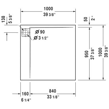 Click here to see Duravit 720174000000090 Duravit 720174000000090 P3 Comforts 39 3/8