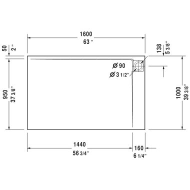 Click here to see Duravit 720183000000090 Duravit 720183000000090 P3 Comforts 63
