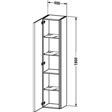 Click here to see Duravit DN1274L5114 Duravit DN1274L5114 Darling New 70 7/8