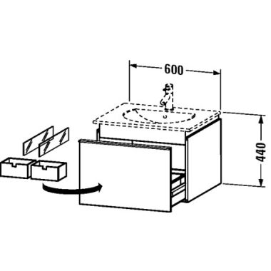 Click here to see Duravit DN646003118 Duravit DN646003118 Darling New 23 5/8