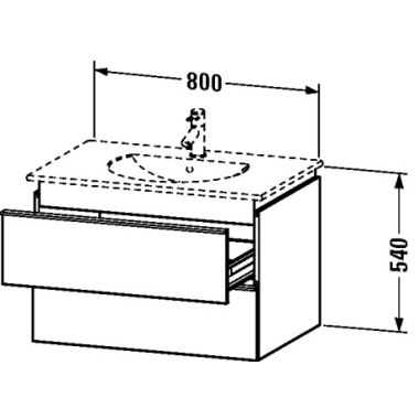 Click here to see Duravit DN647105114 Duravit DN647105114 Darling New 31 1/2