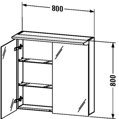 Click here to see Duravit DN753601414 Duravit DN753601414 Darling New 31 1/2