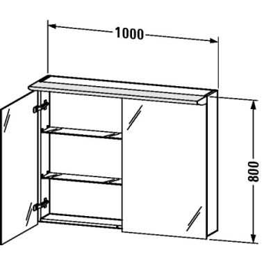 Click here to see Duravit DN753701414 Duravit DN753701414 Darling New 39 3/8