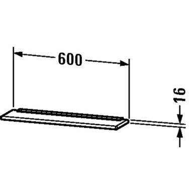 Click here to see Duravit DN790501515 Duravit DN790501515 Delos 23 5/8