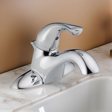 Click here to see Delta 520-TP-DST Delta Classic Low-Arc Chrome Lavatory Faucet for 4