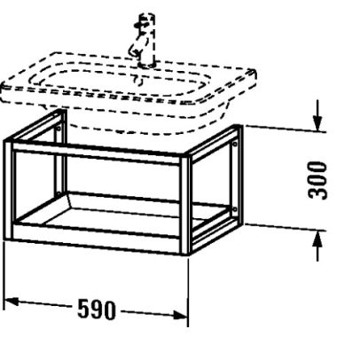 Click here to see Duravit DS987101876 Duravit DS987101876 DuraStyle 23 5/8