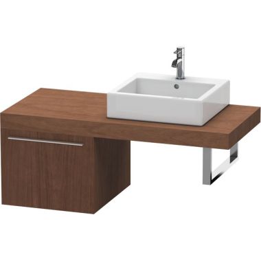 Click here to see Duravit FO954201313 Duravit FO954201313 Fogo 1-Drawer Single Bathroom Vanity for Console, American Walnut