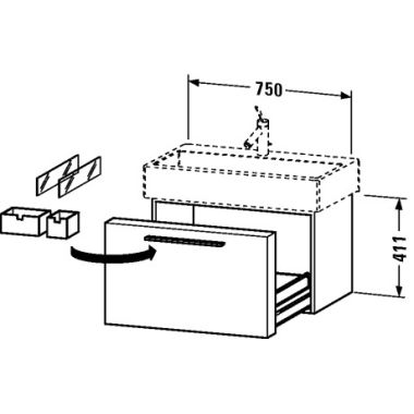 Click here to see Duravit FO955501313 Duravit Fogo FO955501313 29 1/2