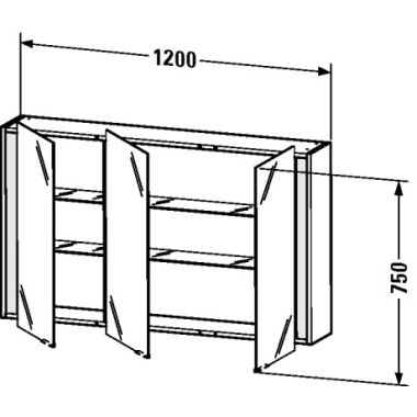 Click here to see Duravit KT753304343 Duravit KT753304343 Ketho 47 1/4