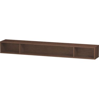 Click here to see Duravit LC120101313 Duravit LC120101313 L-Cube 3-Compartment Horizontal Shelf Element, American Walnut