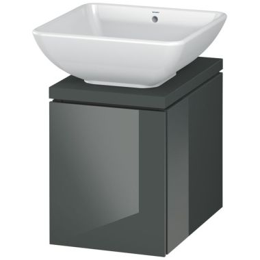 Click here to see Duravit LC680803838 Duravit LC680803838 1-Drawer L-Cube Single Bathroom Vanity, Dolomiti Grey 
