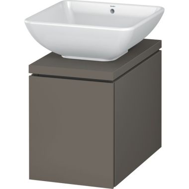 Click here to see Duravit LC682409090 Duravit LC682409090 L-Cube 1-Drawer Bathroom Vanity, Flannel Grey Satin Matte Lacquer